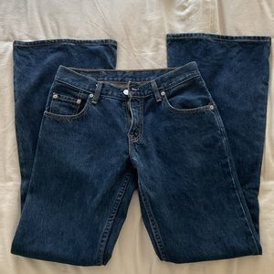 Vintage dark wash flare Levi’s